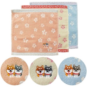【売れ筋】【刺繍】青々庵(ぶるぶるあん)刺繍タオル 柴ちゃん(柴犬)