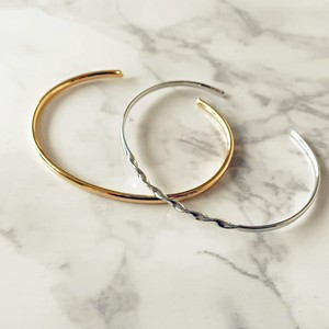 Gold Bracelet Jewelry Bangle Simple Made in Japan