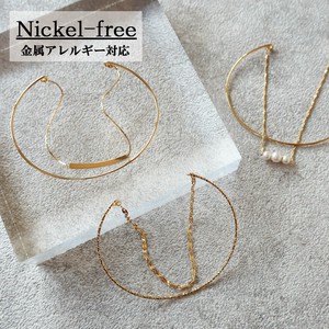 Gold Bracelet Nickel-Free Jewelry Bangle Made in Japan