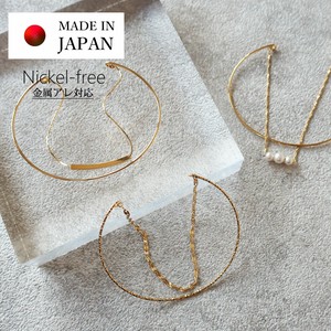 Gold Bracelet Nickel-Free Jewelry Bangle Made in Japan