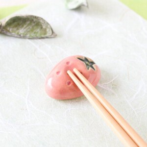 Chopsticks Rest Pink Strawberry