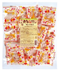 【おかしのサンコー】「元気フルーツラムネ」1袋単位販売/個包装/8大アレルゲン原料不使用