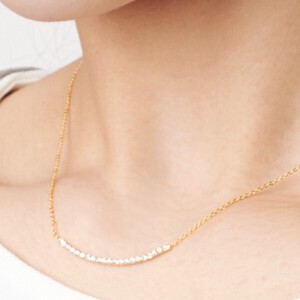 Gold Chain Necklace Pendant Jewelry Formal Made in Japan