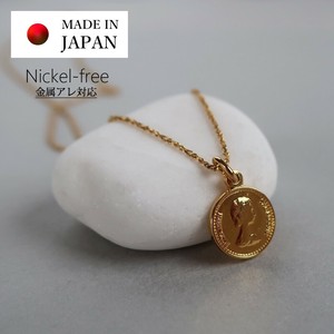 银链（银坠） 坠饰/吊坠 项链 硬币 宝石 小 日本制造