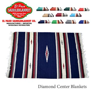 エルパソサドルブランケット【el paso saddleblanket】Diamond Center Blankets ブランケット ネイティブ柄