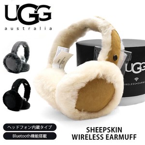 【UGG/アグ】正規品 W SHEEPSKIN WIRELESS EARMUFF(21347) ブルートゥース イヤマフ もこもこ 耳あて