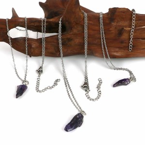 天然紫水晶项链 坠饰/吊坠 项链 自然
