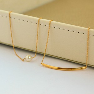 金手链 圆形 宝石 珍珠 手链 日本制造
