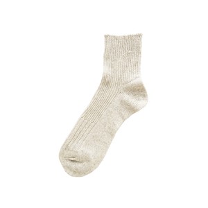 Mino washi Crew Socks Rib Socks Ladies' Men's Short Length Made in Japan