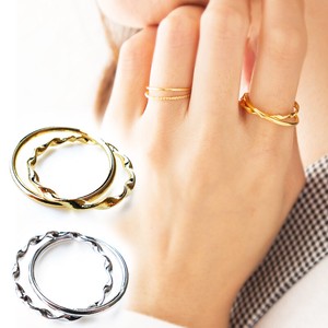 Plain Ring Layering Rings Jewelry Ladies Made in Japan