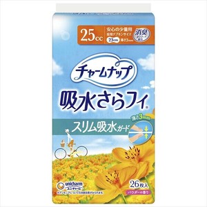 ユニ・チャーム　チャームナップスリム吸水ガード安心の少量用26枚 【 生理用品 】