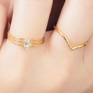 Plain Ring Nickel-Free Rings Jewelry Ladies Made in Japan