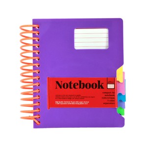 Notebook Colorful Spiral-Note A6 Size