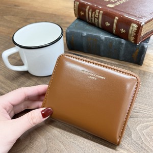 JA1825 ガラス合皮2つ折り財布　ミニ財布　ラウンド財布　ウォレット　コンパクト　ボックス型
