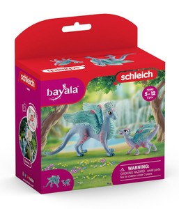 シュライヒ フィギュア  70592 フラワー・ドラゴンの親子 セット ユニコーン バヤラ