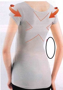 塑身衣 上衣 系列 弹力伸缩 2种方法 日本制造