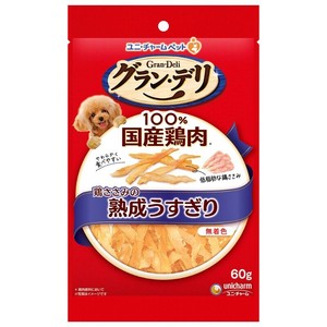 ［ユニ・チャーム］グラン・デリ おやつ 鶏ささみの熟成うすぎり 60g