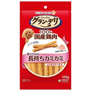 ［ユニ・チャーム］グラン・デリ おやつ 鶏ささみの長もちカミカミ 100g