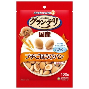 ［ユニ・チャーム］グラン・デリ おやつ プチごほうびパン ミルク味 100g