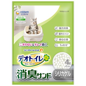 [ユニ・チャーム] デオトイレ 消臭サンド 4L 犬猫 衛生用品 猫砂