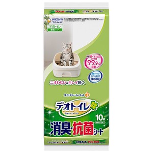 [ユニ・チャーム] デオトイレ 消臭・抗菌シート 10枚 犬猫 衛生用品 ペットシーツ
