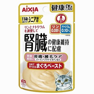 ［アイシア］健康缶パウチ シニア猫用 皮膚・被毛ケア 40g