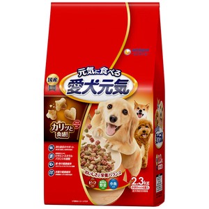[ユニ・チャーム] 愛犬元気 成犬用 ビーフ・緑黄色野菜・小魚入り 2.3kg
