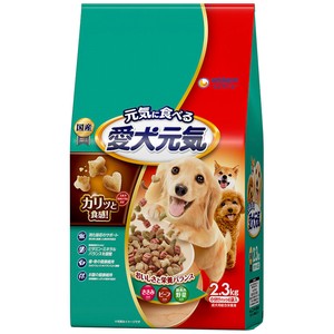 [ユニ・チャーム] 愛犬元気 成犬用 ささみ・ビーフ・緑黄色野菜入り 2.3kg