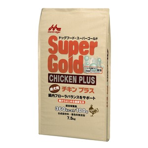 [森乳サンワールド] スーパーゴールド チキンプラス 成犬用 7.5kg【6月特価品】