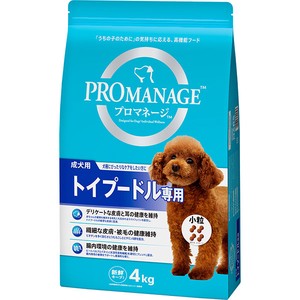 [マース] プロマネージ 成犬用 トイプードル専用 4kg