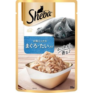 ［マース］シーバ リッチ お魚ミックス まぐろ・たい入り 35g