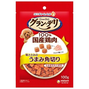 ［ユニ・チャーム］グラン・デリ おやつ 鶏ささみのうまみ角切り 100g