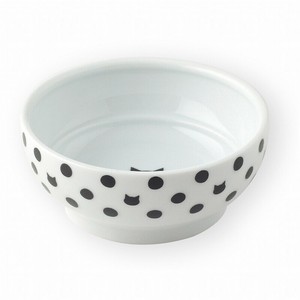 Cat Bowl Polka Dots Food Bowl