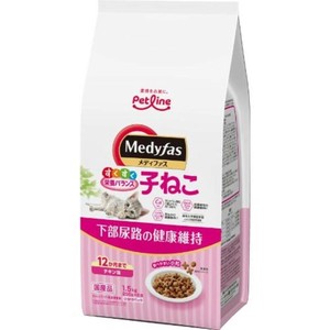 [ペットライン] メディファス 子ねこ 12か月まで チキン味 1.5kg（250g×6）