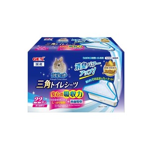 [ジェックス] ヒノキア 三角トイレシーツ 22枚