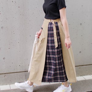 Skirt Long Skirt Mixing Texture Switching