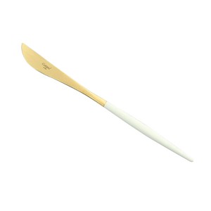 クチポール（Cutipol）GOA　ホワイト/ゴールド　テーブルナイフ
