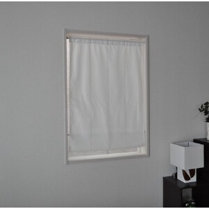 Cafe Curtain White Stripe Made in Japan