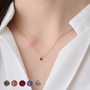 ネックレス ペンダント ストーン カラー ストーン 誕生石 小ぶり op-n41 日本製 ジュエリー 推し活