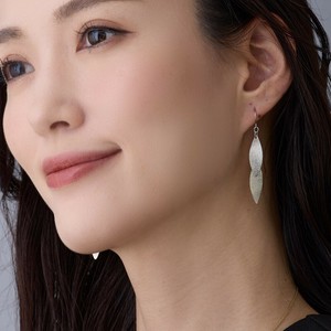日本製 ジュエリー ピアス イヤリング ノンホールピアス メタル サンドブラスト コンビカラー