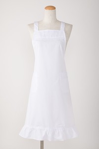 冠婚葬祭エプロン　礼装用　白いエプロン　Lサイズ