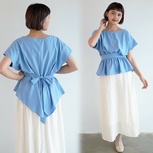 【特価】【SS】 テールヘムバックリボントップス