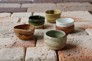 Japanese Sake Cup Chinmi Japanese Sake Cup Chinmi Made in Japan Mino Ware Plates Pottery