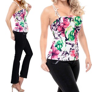 Tank Pink Tops Floral
