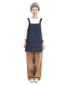 【販売記録更新中！】3秒で着れる簡単エプロンちょいエプ BIG （デニム）エプロン