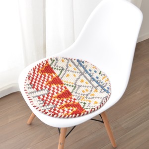 Chair Pad Wool 100 White Width 40 cm