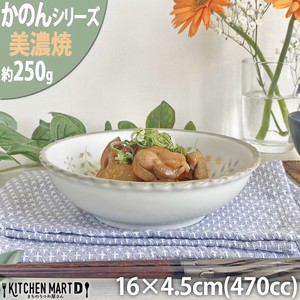 Mino ware Side Dish Bowl 470cc 16.0cm