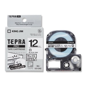 SS12KEテプラテープキレイにはがせる12mm