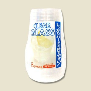 WB　クリアグラス　310ML　8個入