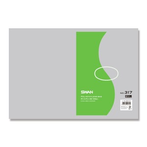 スワン LD規格ポリ袋 ポリエチレン袋 No.317 紐なし 0.03mm 100枚